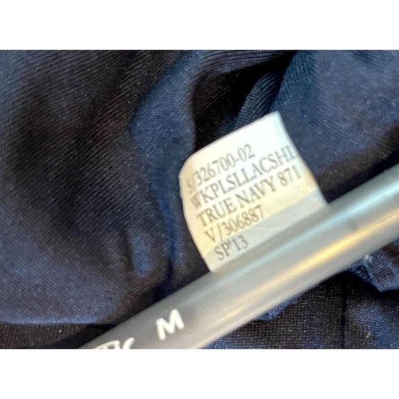 Banana Republic Women Knit Blouse Sleeveless Round Neck Keyhole Back Blue SZ XS - Picture 6 of 6